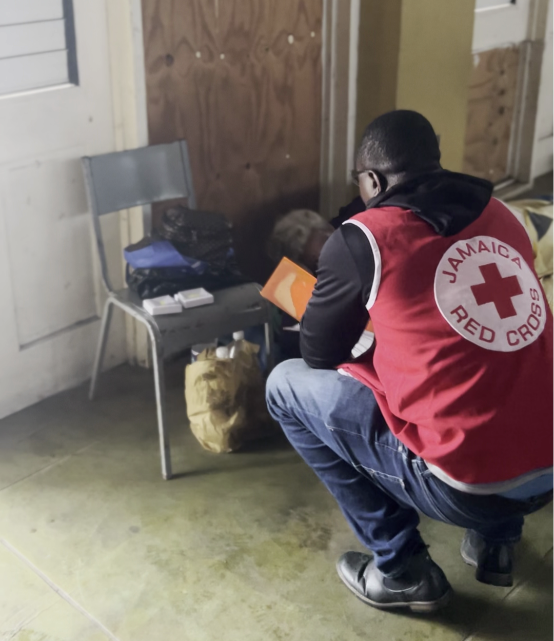 Rotkreuz Helfer Jamaika Hurrikan Melissa Rotkreuz Helfer Jamaika Hurrikan Melissa